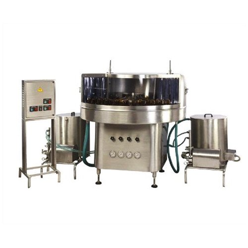  Semi Automatic Rotary Bottle Washing Machine
